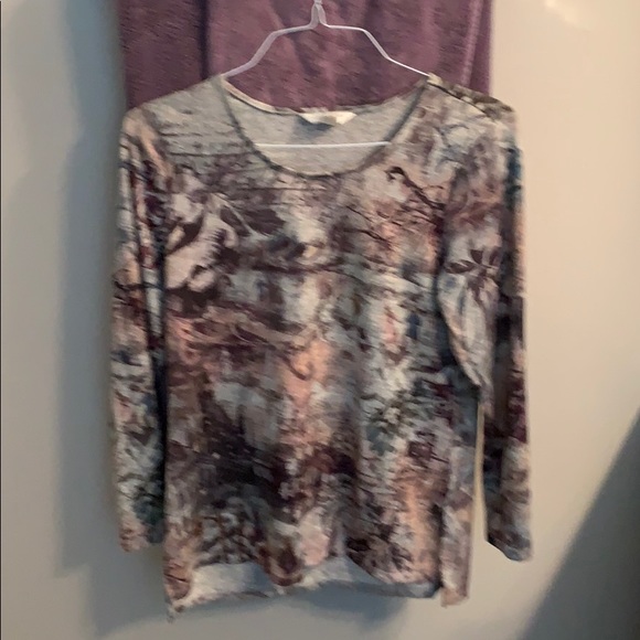 Christoper & Banks long sleeve knit top - Picture 1 of 3